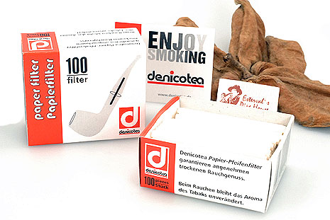 denicotea Blitz System Papierfilter 3mm (100 Filter) denicotea Blitz System Papierfilter 3mm (100 Filter)